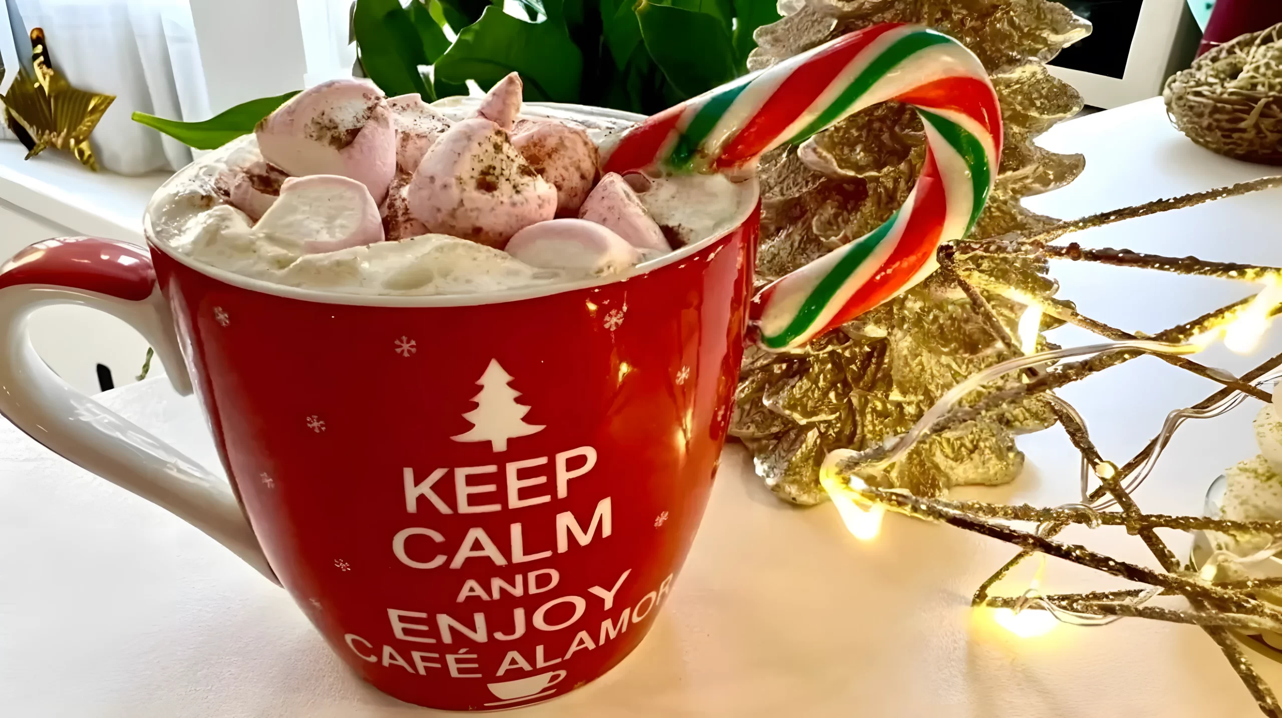 Café Marshmallows Navideño